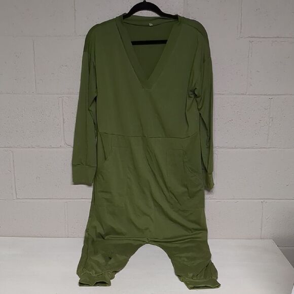 Women's Loose Fit Jumpsuit Romper Long Sleeve, Size Small, NWOT, Casual - Picture 1 of 7